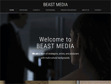 Tablet Screenshot of beastmedia.com